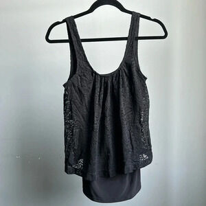Charlotte Russe Lace Tank Top Black | Black Lace Tank Top | Lace Tank Top | Lace